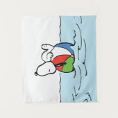 pinda's | Snoopy Beach Ball Beach Wandkleed (Voorkant)