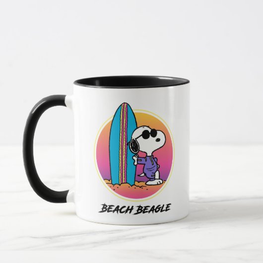 pinda's | Snoopy Beach Beagle Mok (Links)