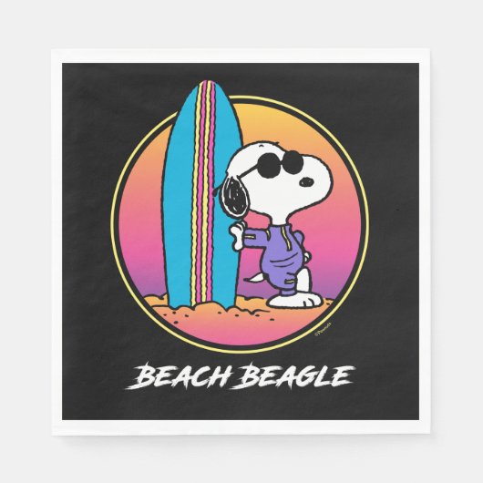 pinda's | Snoopy Beach Beagle Servet (Voorkant)
