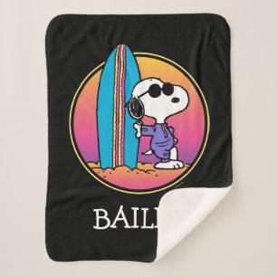 pinda's Snoopy Beach Beagle Sherpa Deken