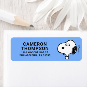 pinda's   Snoopy-beelden Etiket