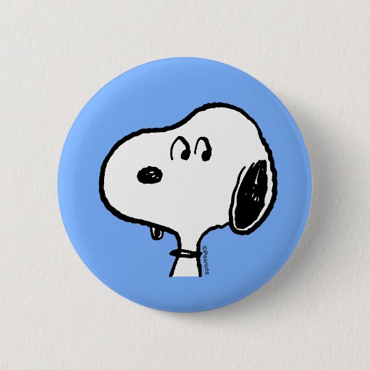 pinda's | Snoopy-beelden Ronde Button 5,7 Cm (Voorkant)