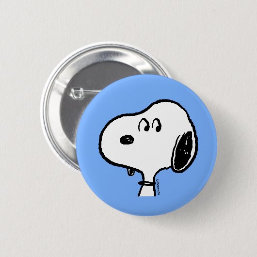 pinda's | Snoopy-beelden Ronde Button 5,7 Cm (Voorkant /achterkant)