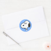 pinda's | Snoopy-beelden Ronde Sticker (Envelop)
