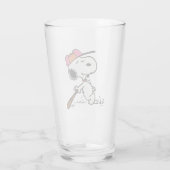 pinda's | Snoopy bij Bat Glas (Achterkant)