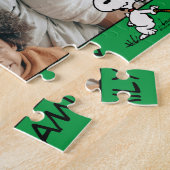 pinda's | Snoopy bij Bat Legpuzzel (Zijkant)