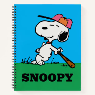 pinda's   Snoopy bij Bat Notitieboek
