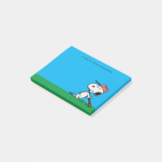 pinda's | Snoopy bij Bat Post-it® Notes (Schuin)