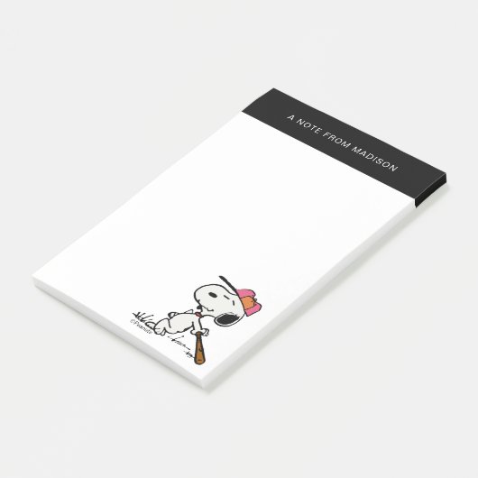 pinda's | Snoopy bij Bat Post-it® Notes (Schuin)