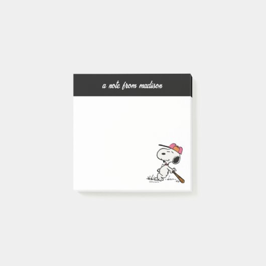 pinda's | Snoopy bij Bat Post-it® Notes (Voorkant)