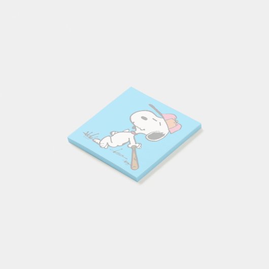 pinda's | Snoopy bij Bat Post-it® Notes (Schuin)