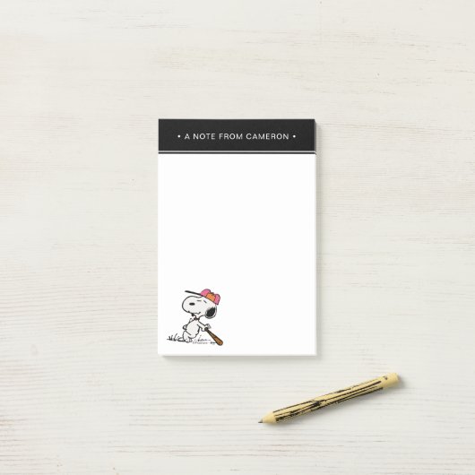 pinda's | Snoopy bij Bat Post-it® Notes (Op bureau)