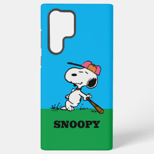 pinda's Snoopy bij Bat Samsung Galaxy Hoesje