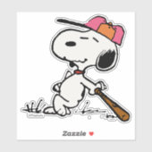 pinda's | Snoopy bij Bat Sticker (Vel)