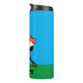 pinda's | Snoopy bij Bat Thermosbeker (Geroteerd rechts)