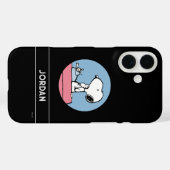 pinda's | Snoopy bij de schrijfmachine Case-Mate iPhone Case (Achterkant (horizontaal))