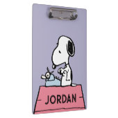 pinda's | Snoopy bij de schrijfmachine Klembord (Rechts)