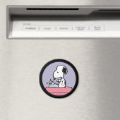 pinda's | Snoopy bij de schrijfmachine Magneet (Insitu (Vaatwasser))
