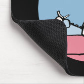 pinda's | Snoopy bij de schrijfmachine Muismat (Hoek)