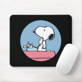 pinda's | Snoopy bij de schrijfmachine Muismat (Met muis)