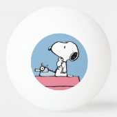 pinda's | Snoopy bij de schrijfmachine Pingpongballen (Voorkant)