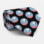 pinda's | Snoopy bij de schrijfmachine Stropdas (Opgerold)