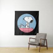 pinda's | Snoopy bij de schrijfmachine Wandkleed (In situ)