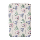 pinda's | Snoopy Bike Ride Stats Badmat (Voorkant Verticaal)