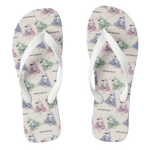 pinda's Snoopy Bike Ride Stats Teenslippers