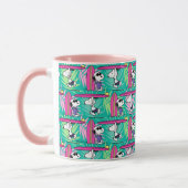 pinda's | Snoopy Blauwgroen Surf Patroon Mok (Links)