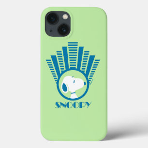 pinda's   Snoopy Blue Deco Dreams iPhone 13 Hoesje