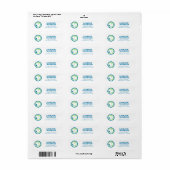 pinda's | Snoopy Blue Deco Dreams Etiket (Full Sheet)