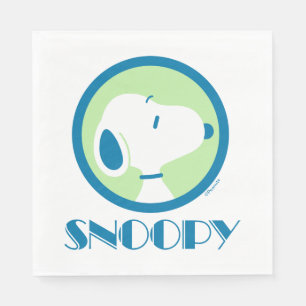 pinda's Snoopy Blue Deco Dreams Servet