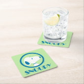 pinda's | Snoopy Blue Deco Dreams Vierkante Kartonnen Onderzetter (Insitu)