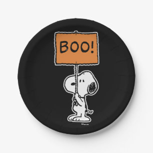 pinda's   Snoopy Boo! Papieren Bordje