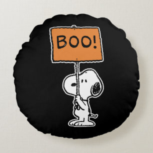 pinda's   Snoopy Boo! Rond Kussen