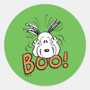 pinda's Snoopy Boo Ronde Sticker