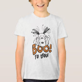 pinda's | Snoopy Boo Tri-Blend Shirt (Voorkant)