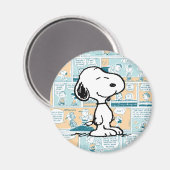 pinda's | Snoopy Comic Pattern Magneet (Voorkant / Achterkant)