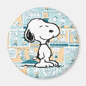 pinda's | Snoopy Comic Pattern Magneet (Voorkant)