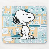 pinda's | Snoopy Comic Pattern Muismat (Voorkant)