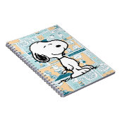 pinda's | Snoopy Comic Pattern Notitieboek (Rechterzijde)