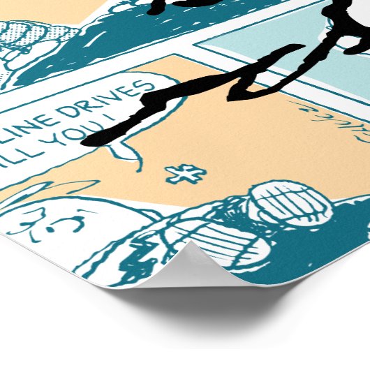 pinda's | Snoopy Comic Pattern Poster (Hoek)