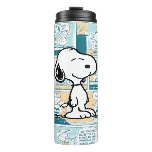 pinda's   Snoopy Comic Pattern Thermosbeker