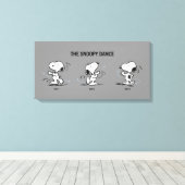 pinda's | Snoopy Dance Canvas Afdruk (Insitu (Houten vloer))