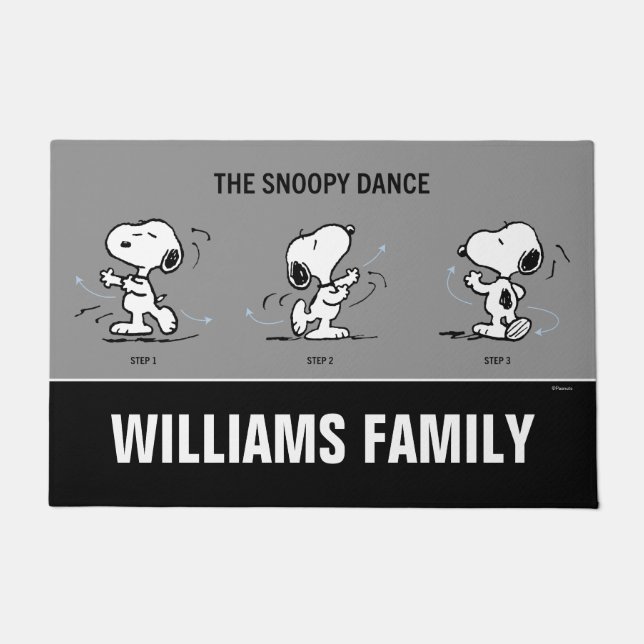 pinda's | Snoopy Dance Deurmat (Voorkant)