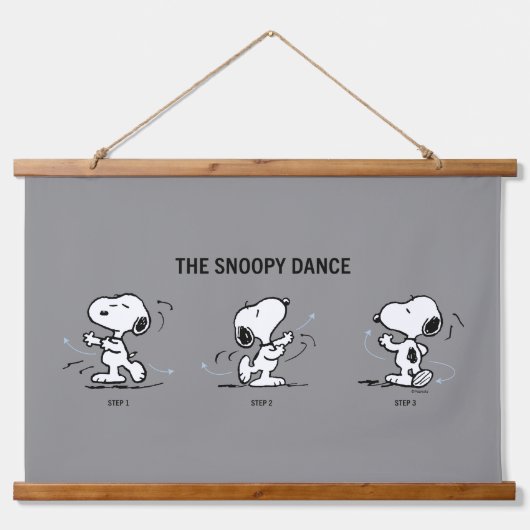 pinda's | Snoopy Dance Hangend Wandkleed (Voorkant)
