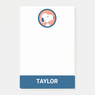 pinda's   Snoopy Dark Blue Deco   Jouw namen toevo Post-it® Notes