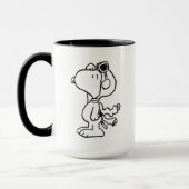 pinda's | Snoopy de Flying Ace BW Mok (Links)