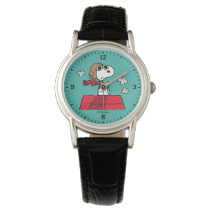 pinda's   Snoopy de Flying Ace Horloge